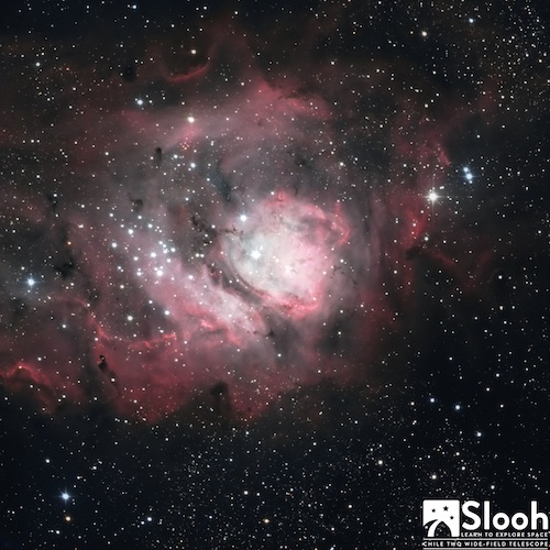 Messier 8 / Jari Backman / Slooh